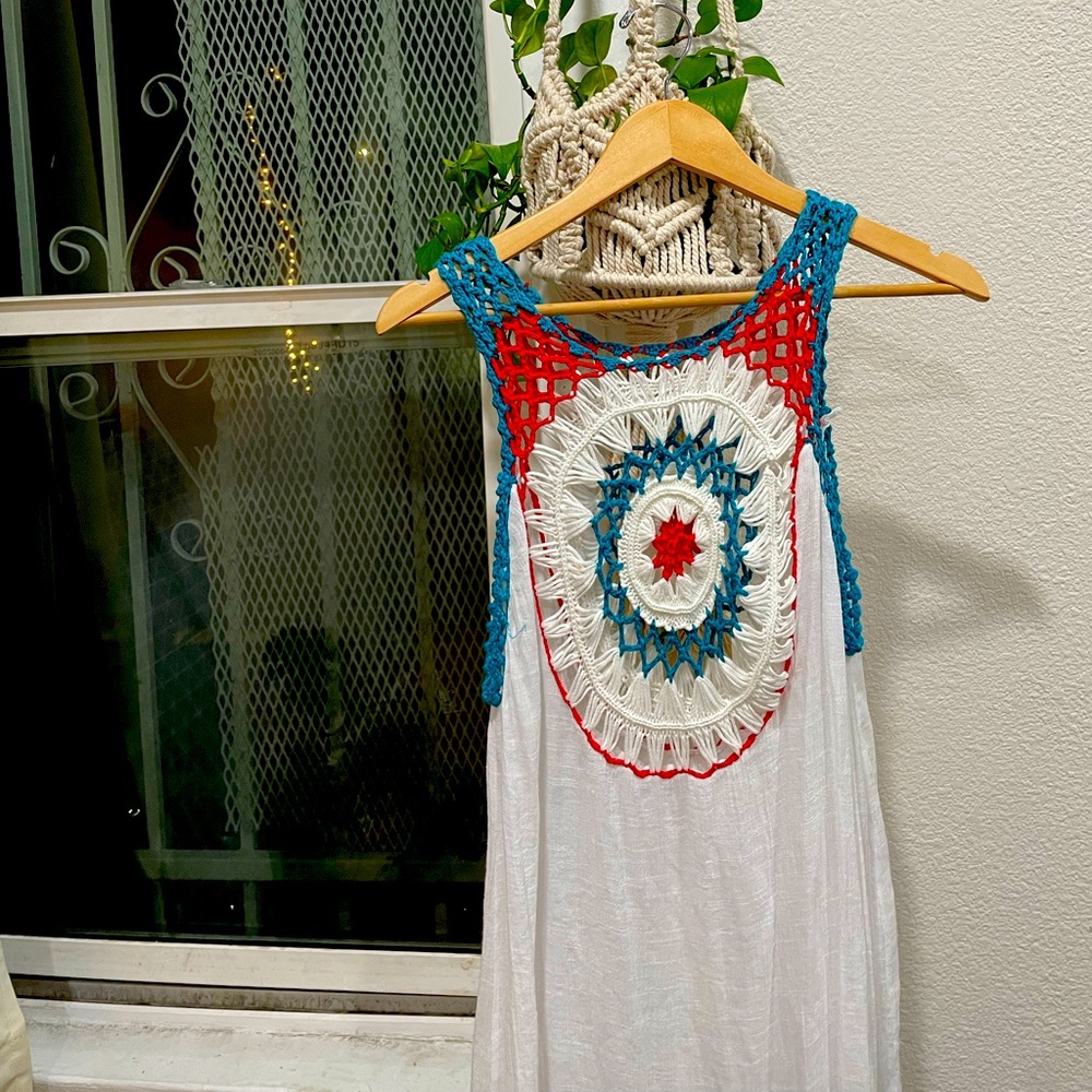 Bohemian Crochet Dress (Handmade)